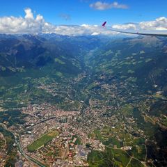 Flugwegposition um 12:07:08: Aufgenommen in der Nähe von 39010 St. Pankraz, Bozen, Italien in 2603 Meter